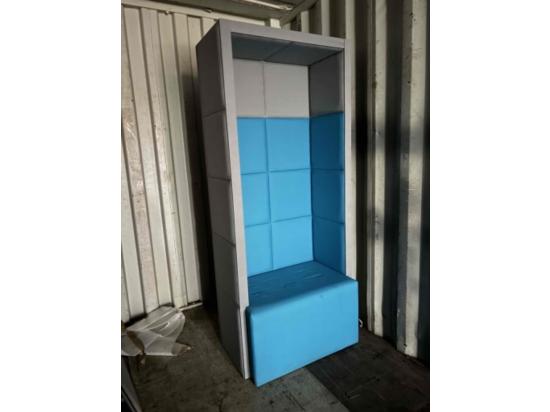 Fotel Wysoki Niebieski