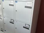 Metalowa szafa biurowa skrytkowa / locker (10 skrytek)