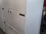 Metalowa szafa biurowa skrytkowa / locker (6 skrytek)