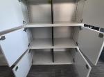 Metalowa szafa biurowa skrytkowa / locker (6 skrytek)