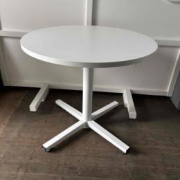 Stolik Biały Okrągły