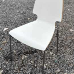 Krzesło Kuchenne Białe